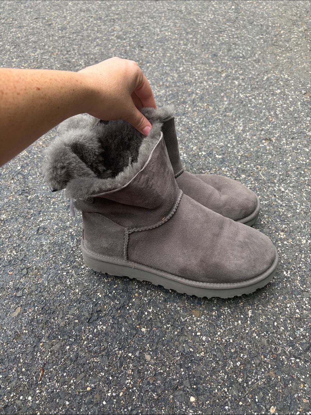 UGG Short Boots in Gray